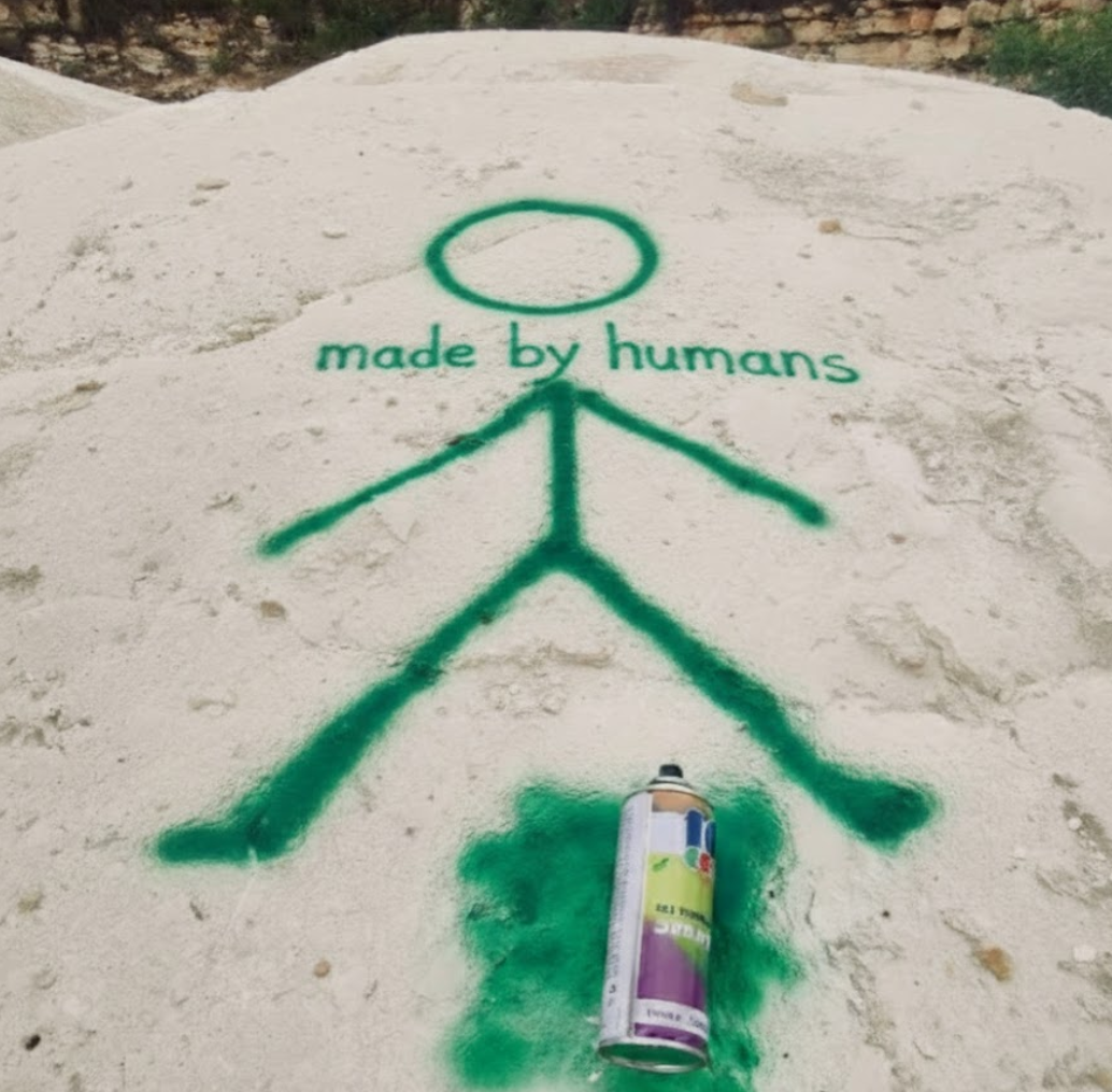 Human drawing in Moscow