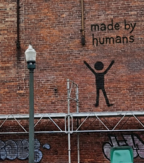 Human drawing in Istanbul